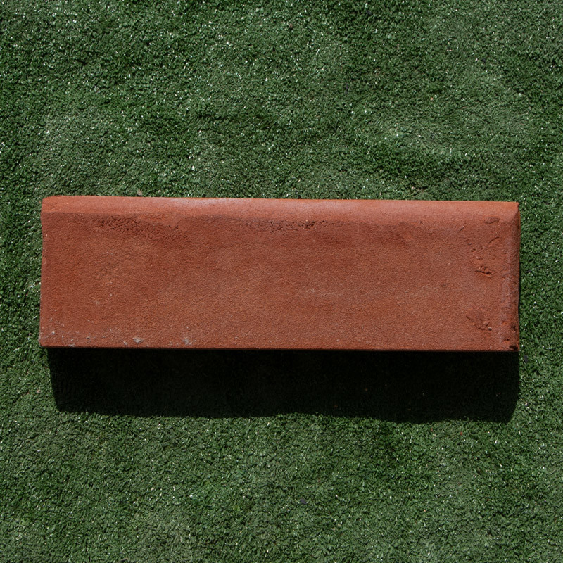 Brique Moulurée - Violette de retour - 1/2 rond - 42/13,5cm - 5cm -