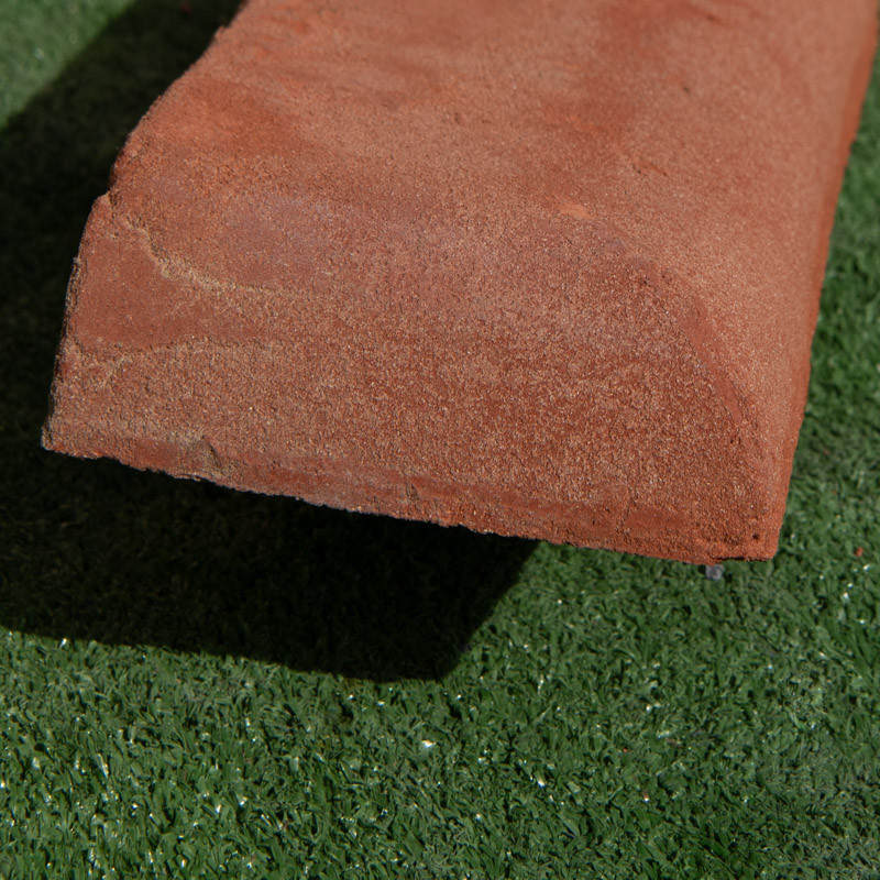 Brique Moulurée - Violette de retour - 1/4 rond gauche - 42/13,5cm - 5cm -