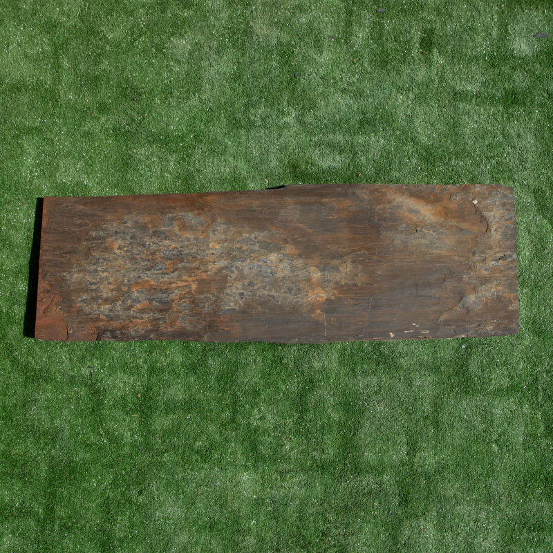 Dalle de Schiste - 80/30cm - 2 bouts sciés - Epaisseur 3/7cm -