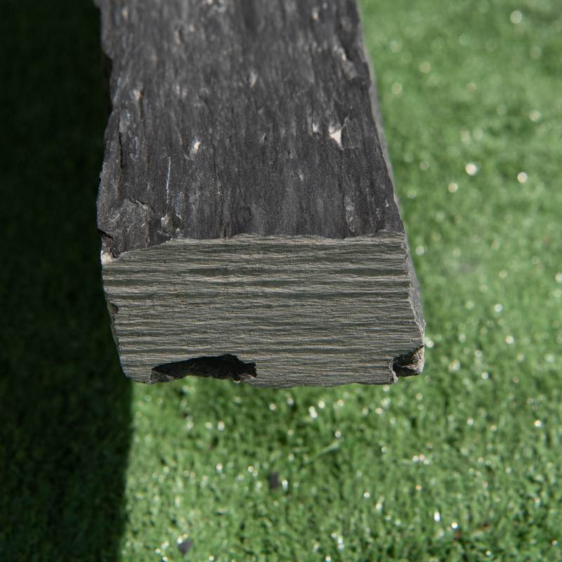 Piquet de schiste - 1m - 1 bout naturel -