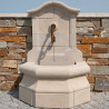 Fontaine Pierre de l'Atlas beige - Saint Cyr - 80x60cm - Hauteur 115cm -
