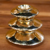 Cendrier Laiton - Soucoupe - ≈d9x3,5cm - Martelé -