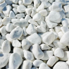 Galet de Marbre Blanc - 40/60mm - Bigbag 1T -
