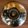 Cendrier Laiton - Soucoupe - ≈d9x3,5cm - Martelé -