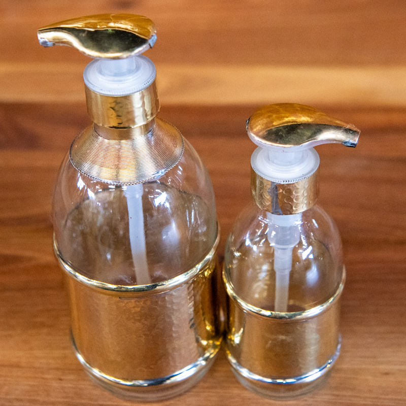 Distributeur Savon - Laiton - S / M - Martelé -