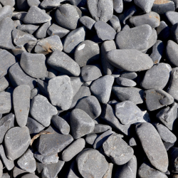 Galet de Marbre Noir Réglisse - 12/24mm - Bigbag 1T -