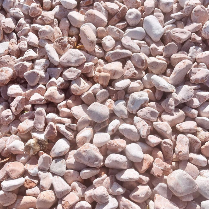 Galet de Marbre Rouge Alicante - 40/60mm - Bigbag 1T -