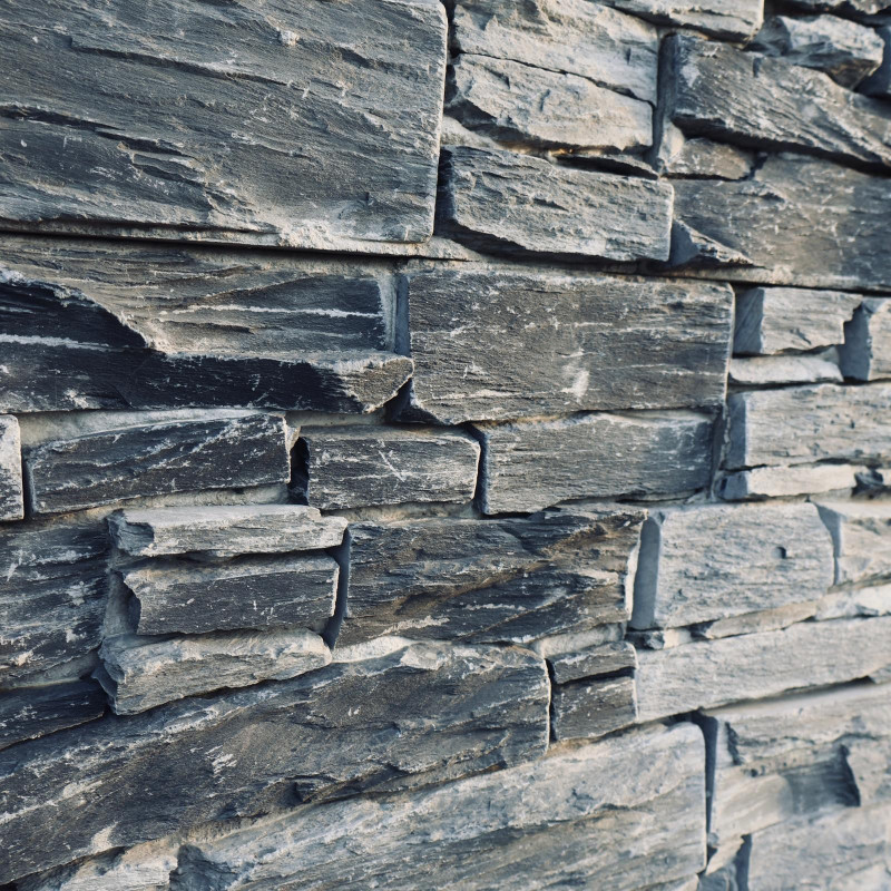 Parement Ardoise - Plaque Ciment - 56/15.2cm - Naturel Eclaté - Epaisseur 3/5cm -