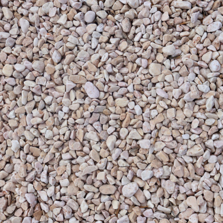 Galet de Marbre Rose Valencia - 8/12mm - 20 kg -