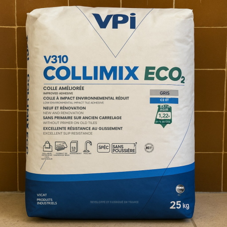 Mortier Colle Collimix Classic - Grise - 25 kgs - V310 - Mortier Colle Collimix Classic - Grise - 25 kgs - V310 -