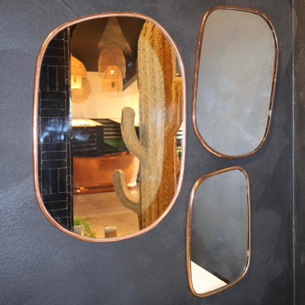 Miroir Artisanal - Sissylia - S - ≈ L 30 x H 19 cm -