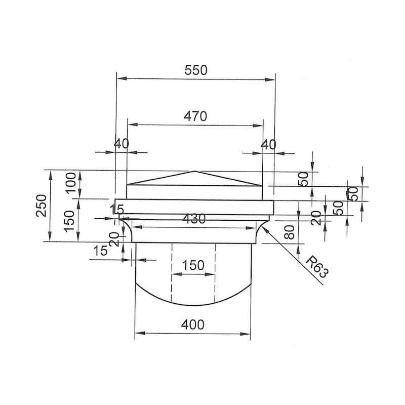 Pilier Traditionnel - Pierre d'Atlas -