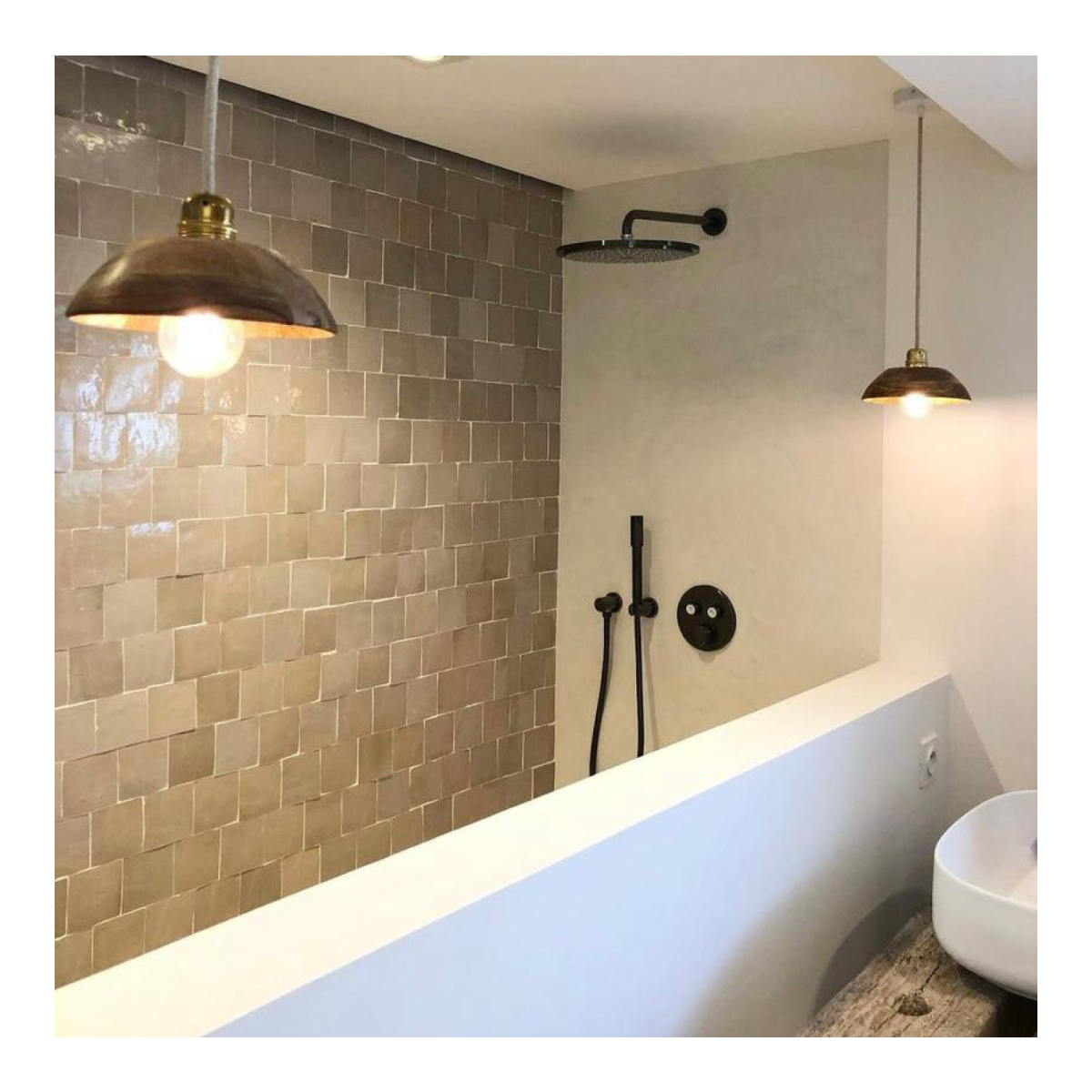 Carrelage - Véritable Zellige de Fès - Grège -