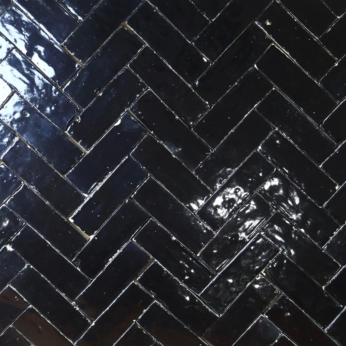 Véritable Bejmat de Fès - Noir Brillant -