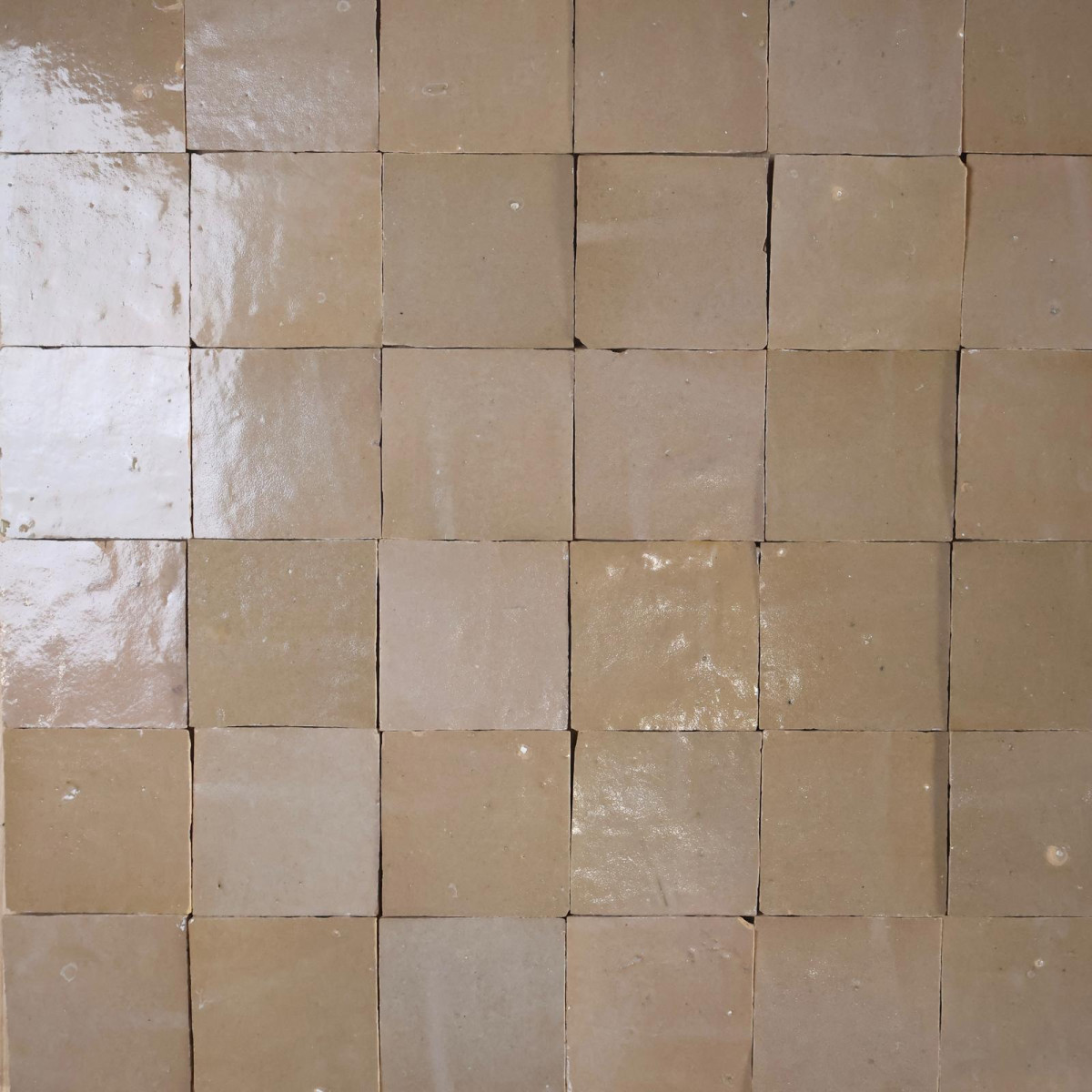 Carrelage - Véritable Zellige de Fès - Sable -