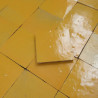 Carrelage - Véritable Zellige de Fès - Jaune Canari -