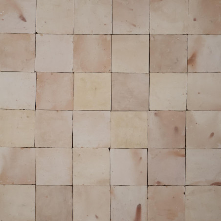 Carrelage - Véritable Zellige de Fès - Naturel -