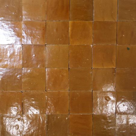 Carrelage - Véritable Zellige de Fès - Moutarde -