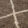 Tapis Khemisset XII - 100% pure laine - Marron ≈ 252 x 150 cm -