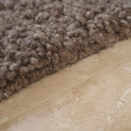 Tapis Khemisset XII - 100% pure laine - Marron ≈ 252 x 150 cm -