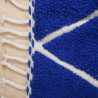 Tapis Khemisset XI - 100% pure laine - Bleu ≈ 255 x 155cm -