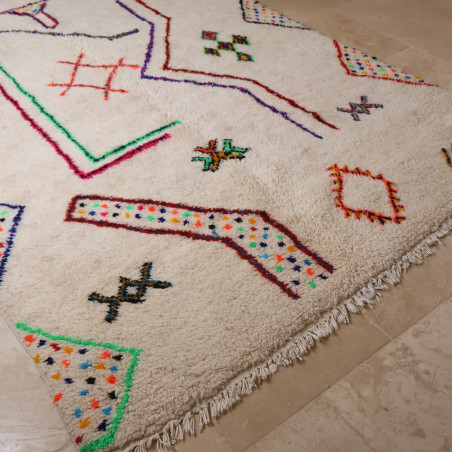 Tapis Azilal I - 100% pure laine - ≈ 208 x 147 cm -