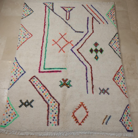 Tapis Azilal I - 100% pure laine - ≈ 208 x 147 cm -