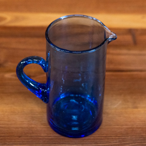 Carafe Beldi Evasée avec Poignée - Bleue - S / M / L -