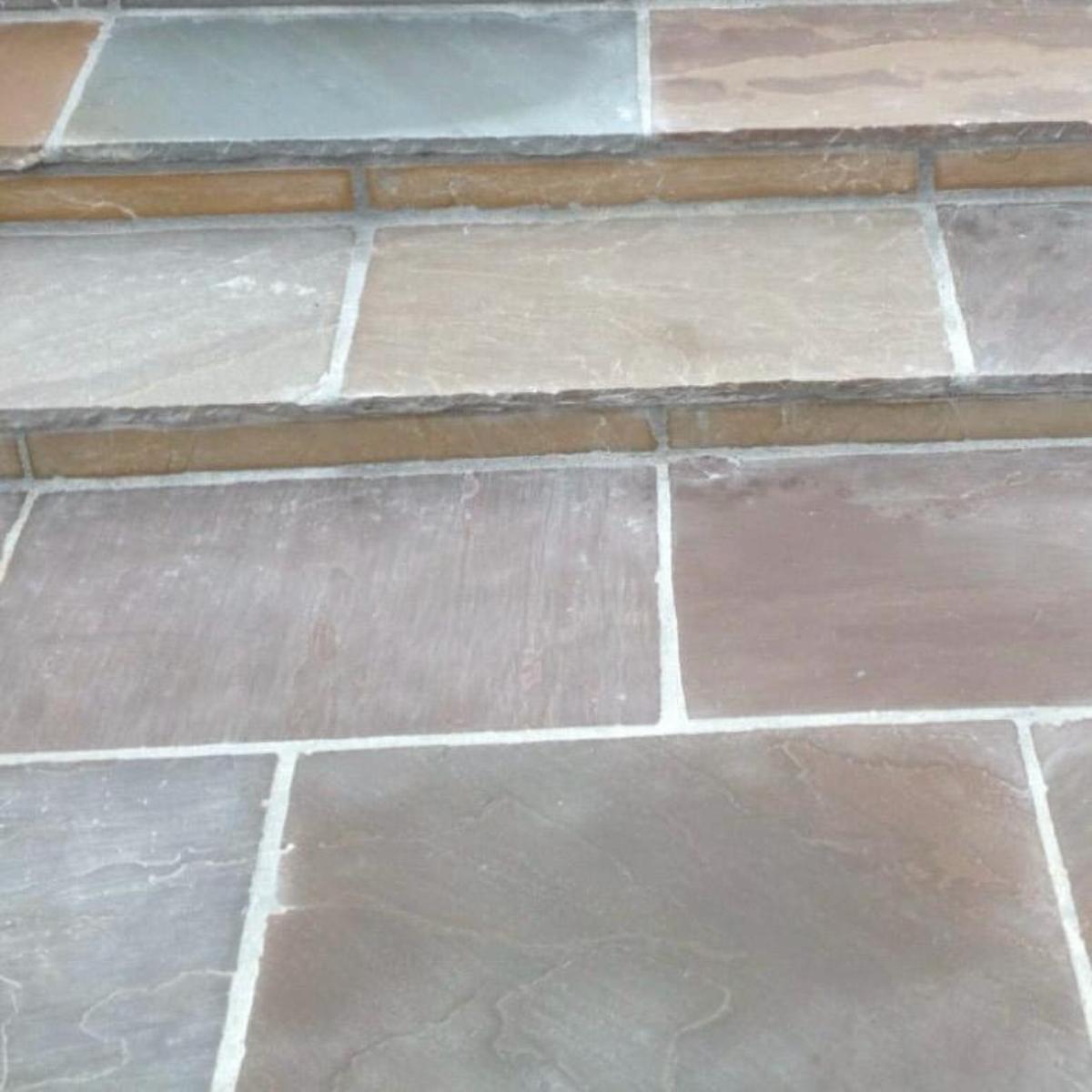 Dallage Kandla - Multicolore - 60x40cm - Epaisseur 2cm - Clivée -