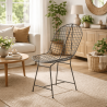 Chaise en métal - Grillage -