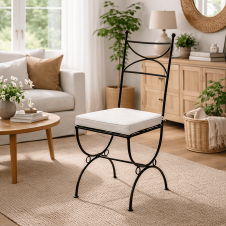 Chaise en fer forgé - Mini Provence Moderne -