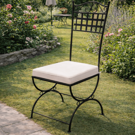 Chaise en fer forgé - Alice -