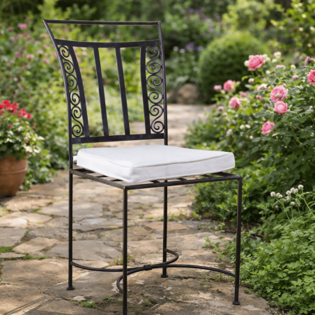 Chaise en fer forgé - Italienne -