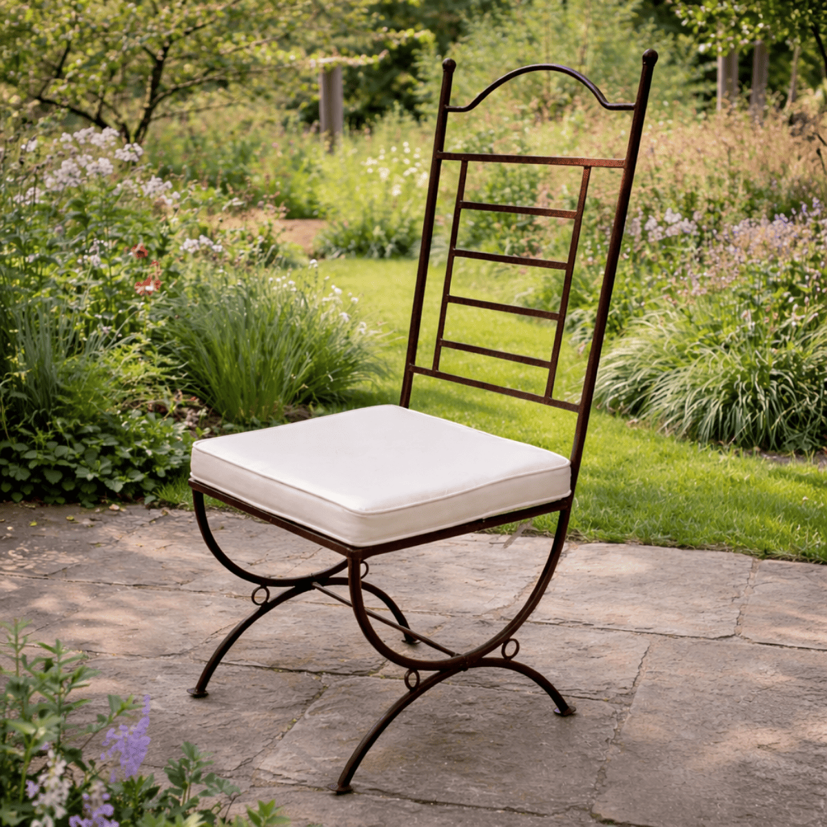 Chaise en fer forgé - Jardin Secret -
