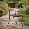 Chaise en fer forgé - Escargot -