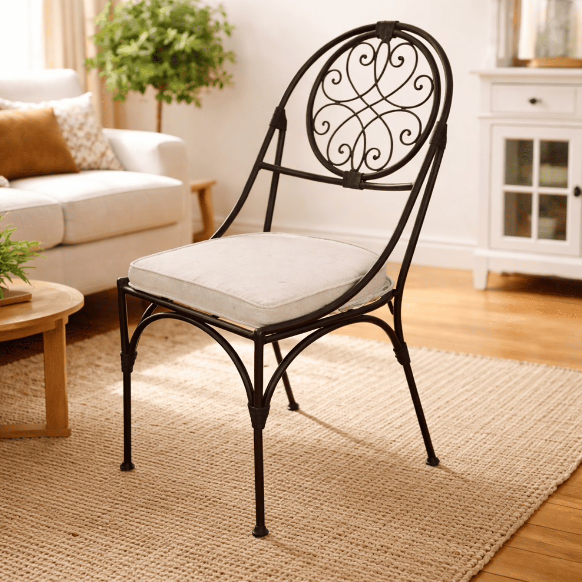 Chaise en fer forgé - Coloniale -