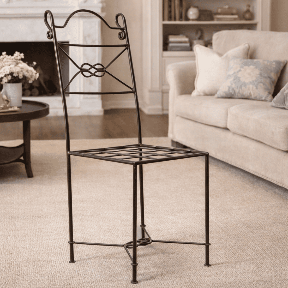 Chaise en fer forgé - Occitane -