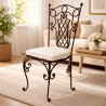 Chaise en fer forgé - Royale -