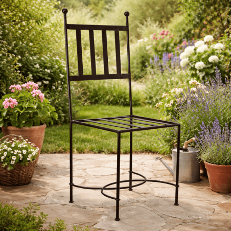 Chaise en fer forgé - Nomade -