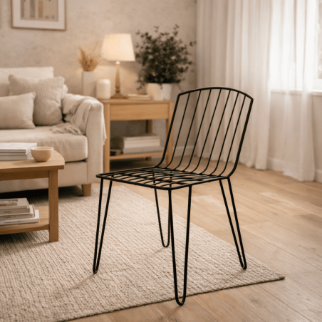 Chaise en métal - Jonas -