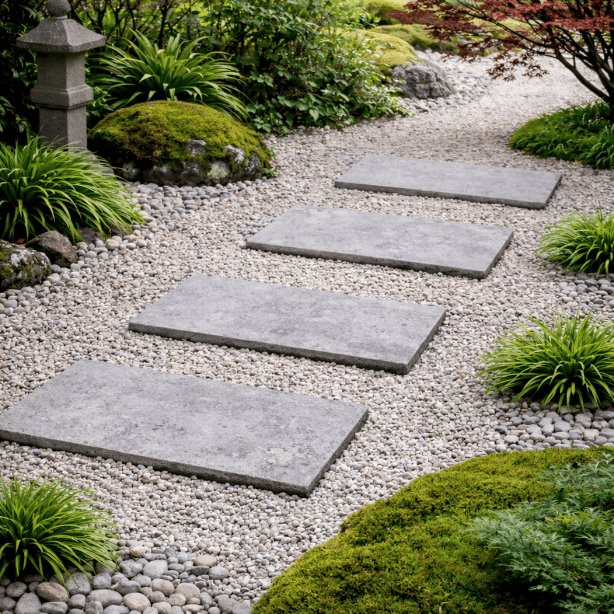 Pas Japonais - Travertin - Silver - 61x30,5cm - 30mm - Vieillie -