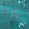 Carrelage - Véritable Zellige de Fès - Vert Océan -