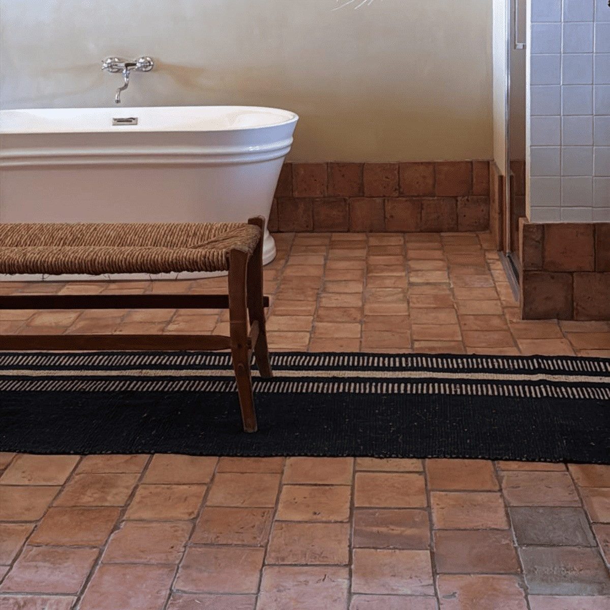 Tomette Ancienne - 16x16cm - 2/3cm - Carré -