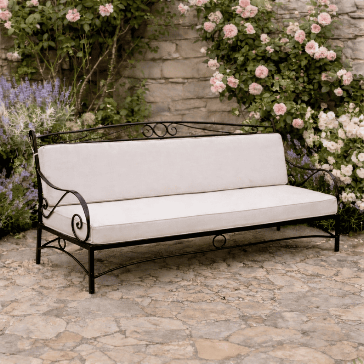 Banquette - Fer Forgé - Alice - 3 Places -