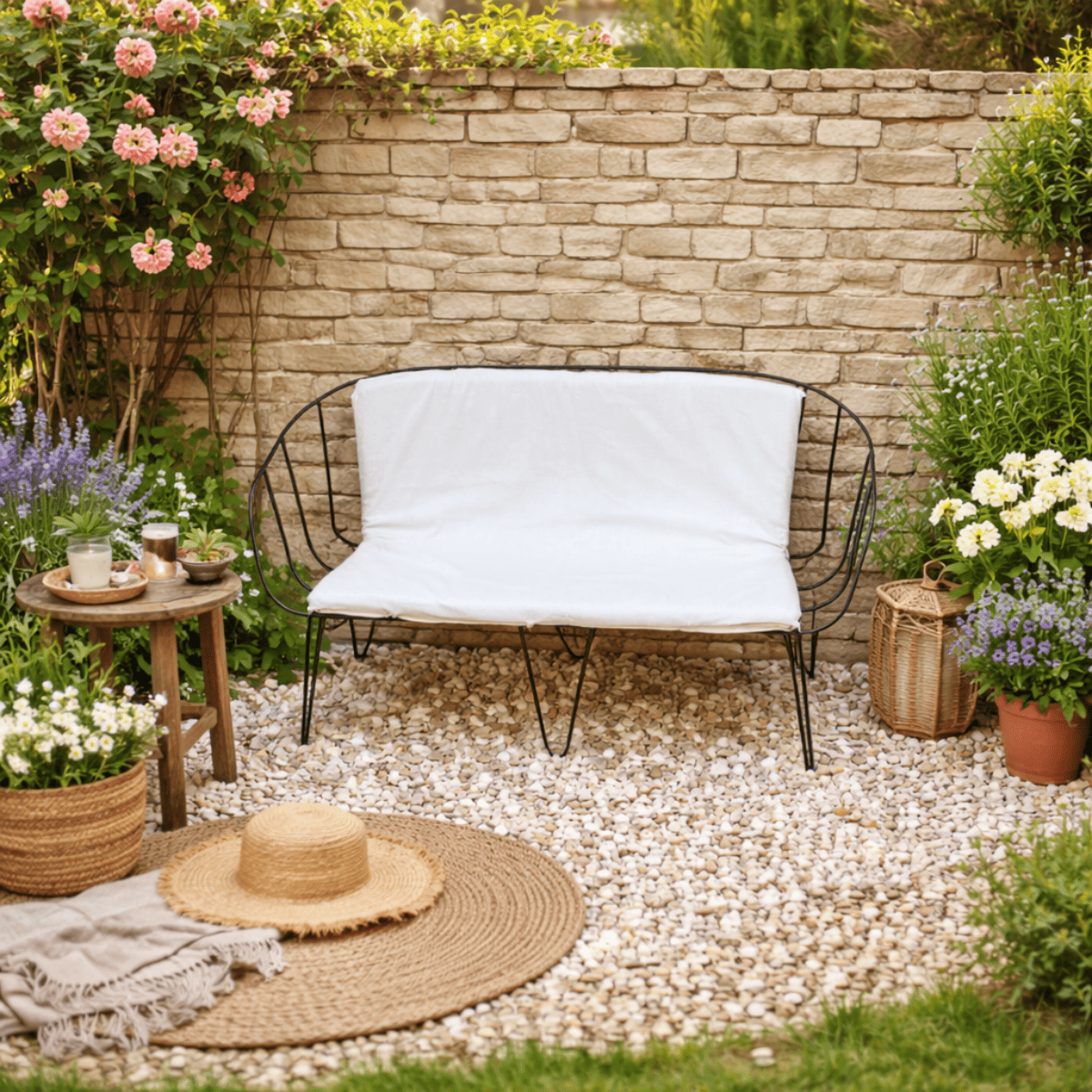 Banquette - Fer Forgé - Jonas - 2 places -