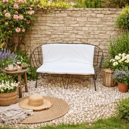 Banquette - Fer Forgé - Jonas - 2 places -