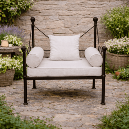 Fauteuil - Fer Forgé - Occitan - 1 Place -