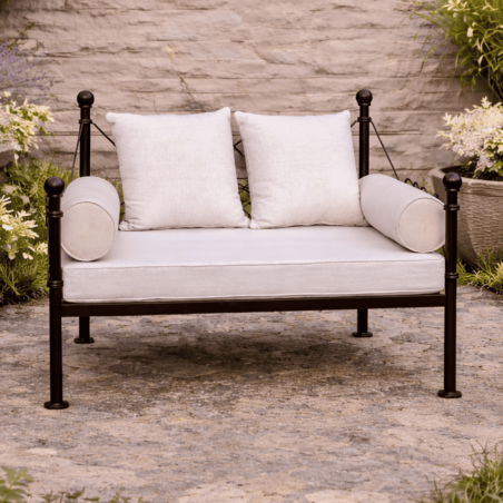 Banquette - Fer Forgé - Occitan - 2 Places -