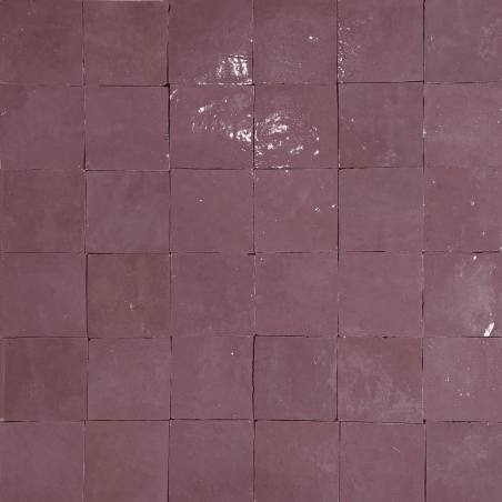 Carrelage - Véritable Zellige de Fès - Rose Cashmere -