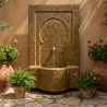 Fontaine Zellige - Aladin - Miel - 120x80cm - Pompe & Crachoir Laiton -
